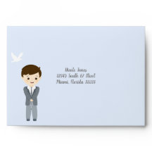 Communion Dove Brunette Boy