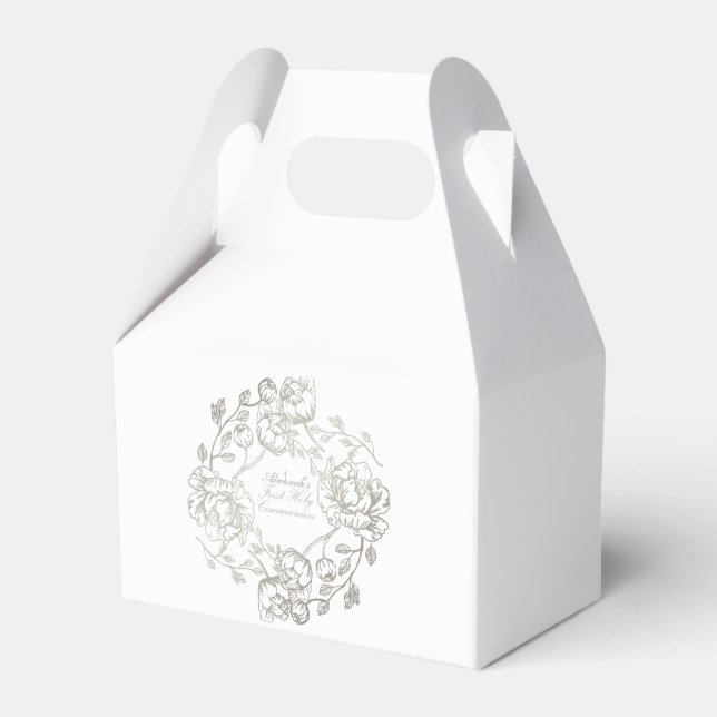 Communion gift box favour box (Front Side)