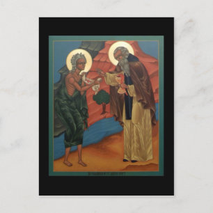 Communion of St. Mary of Egypt Prayer Card