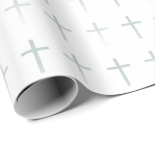 Communion Sage Cross Wrapping Paper
