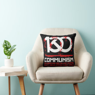 Communism, celebrating 100 million deaths cushion