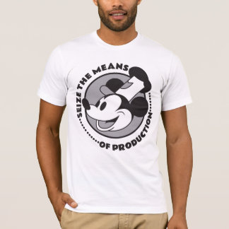 Communism Seize The Means Willie Mouse Cartoon T-Shirt