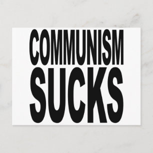 Communism Sucks Postcard