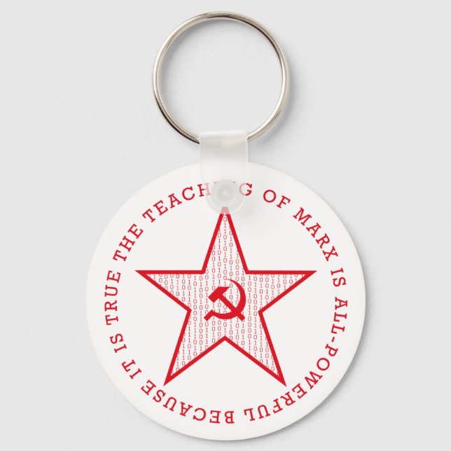 Communism will win key ring (Front)