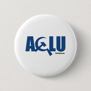 Communist ACLU 6 Cm Round Badge