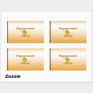 Communist Chick Rectangular Sticker