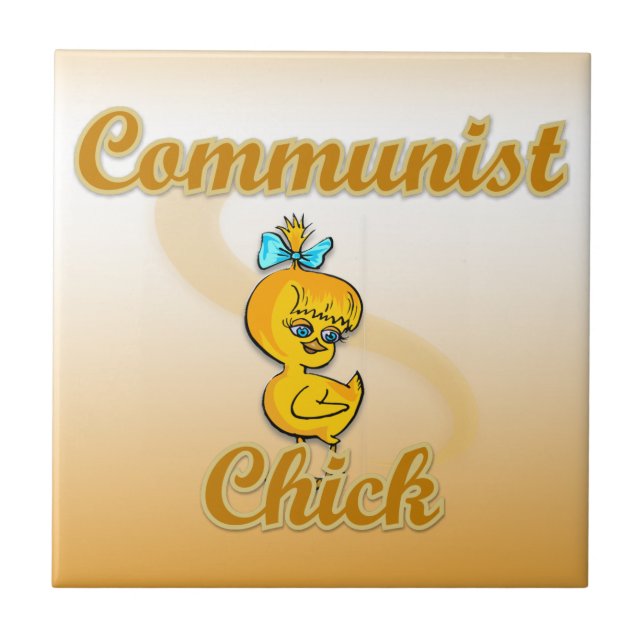Communist Chick Tile (Front)