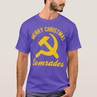 Communist Christmas Merry Christmas Comrades vinta T-Shirt