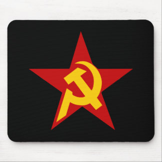 Communist DHKC Star Hammer & Sickle PC Mouse Pad