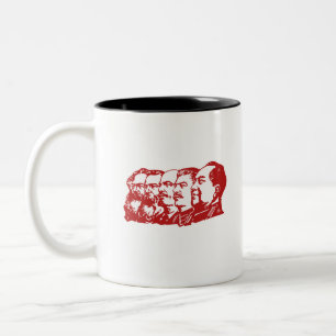 Communist Leaders Two-Tone Coffee Mug