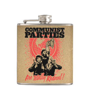 Communist Parties Hip Flask