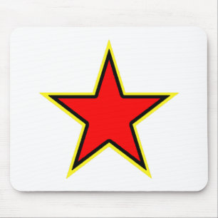 Communist Red Star Mouse Pad