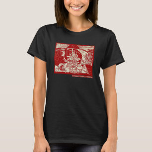 Communist revolutionary Chairman Mao Poster Retro  T-Shirt