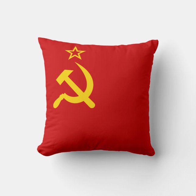 Communist Russia Flag USSR Cushion (Front)