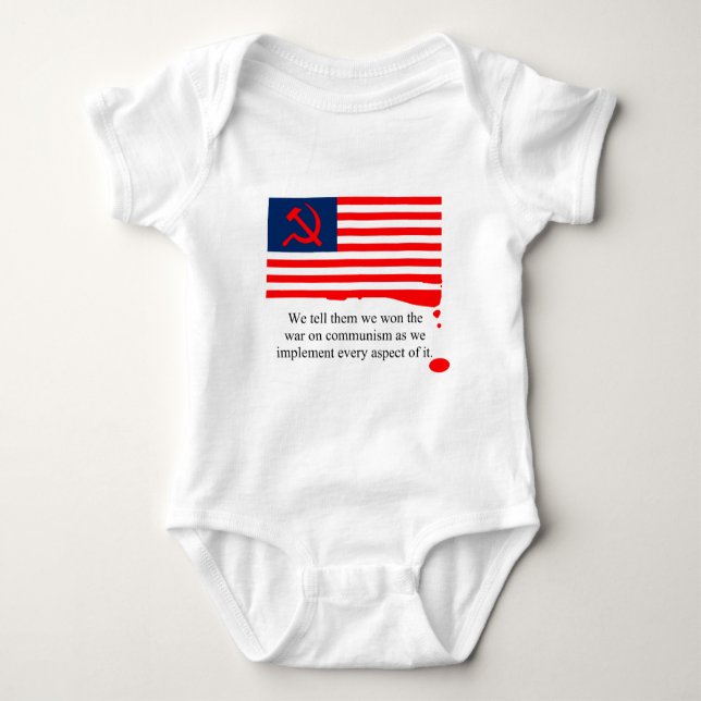 Communist States - Light Baby Bodysuit (Front)