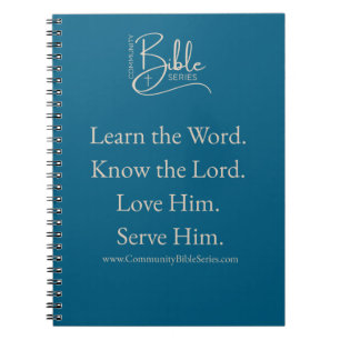 Community Bible Series Notebook