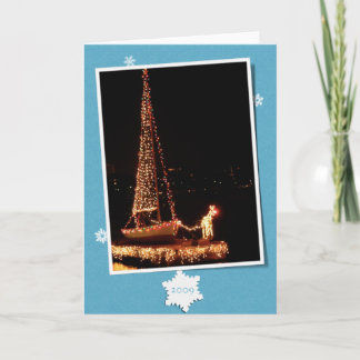 Community Boating Rudolph-2009 Holiday Card