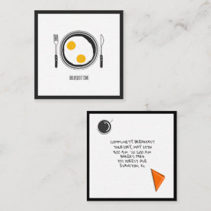 community breakfast flyer card