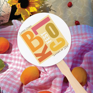 Community Event Fall Festival Block Party Hand Fan