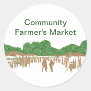 Community Farmer's Market Stickers