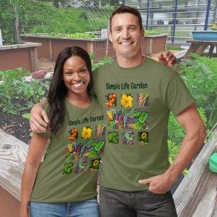 Community Garden Photo Collage T-Shirt