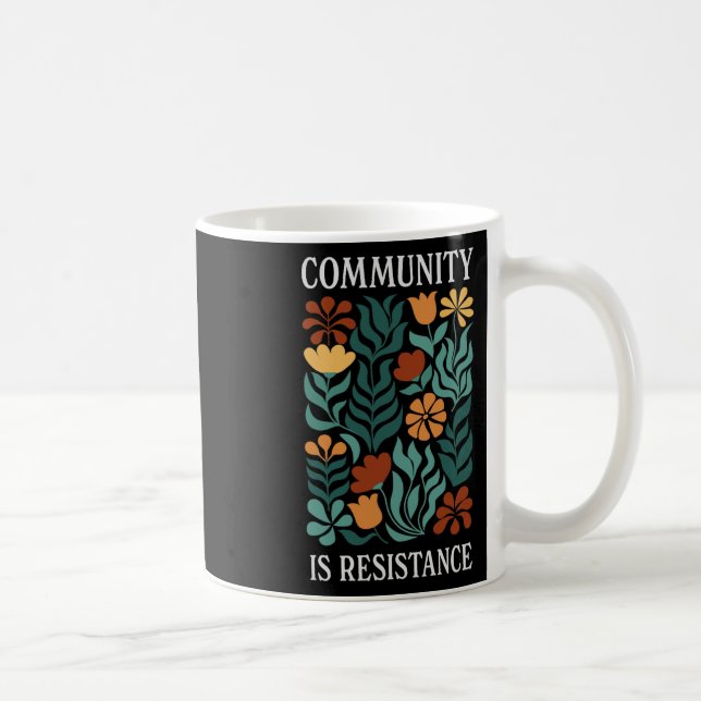 Community Is Resistance  Coffee Mug (Right)
