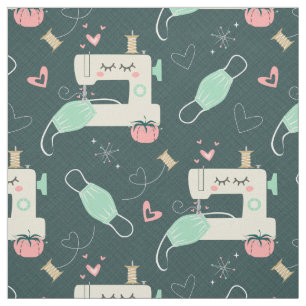 Community Mask Making - Slate ©studioxtine Fabric