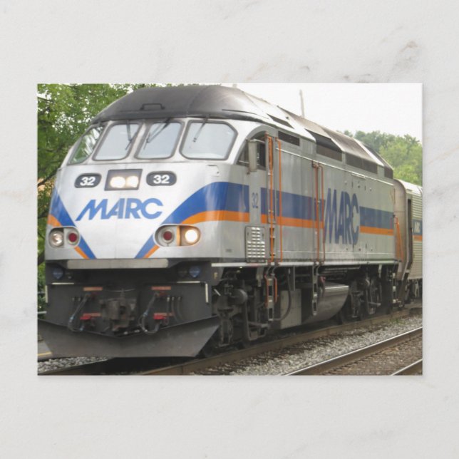 Commuter Train Postcard (Front)