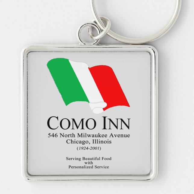 Como Inn Italian Restaurant, Chicago, IL Key Ring (Front)