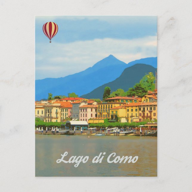 Como Lake, Italy Postcard (Front)