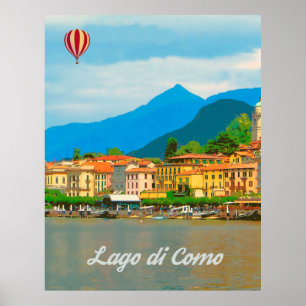 Como Lake, Italy Poster