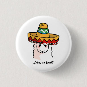 ¿Como se llama? 3 Cm Round Badge