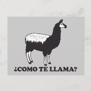 Como Te Llama Postcard