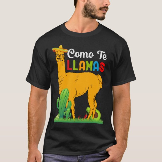 como te llamas, Cinco De Mayo, Fiesta de cinco de  T-Shirt (Front)