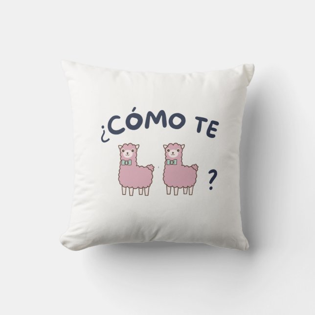 Cómo te llamas cushion (Front)