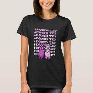 Como te Llamas Funny Spanish Teacher Learner Men W T-Shirt