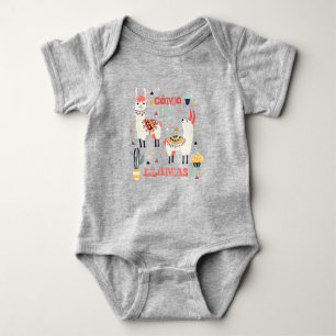 Como te Llamas. Funny Spanish Word Humor. Baby Bodysuit