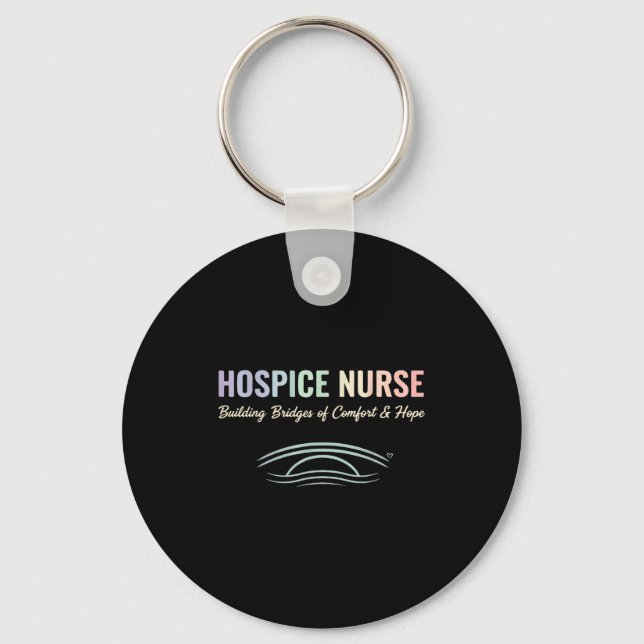 Comon In Care Hosce Nurse Palliative Suprt Graphic Key Ring (Front)