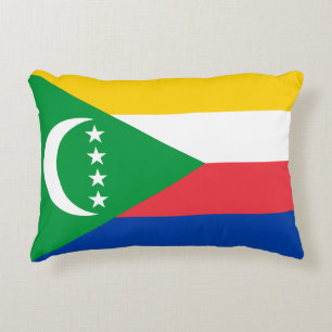 Comoros Flag Decorative Cushion