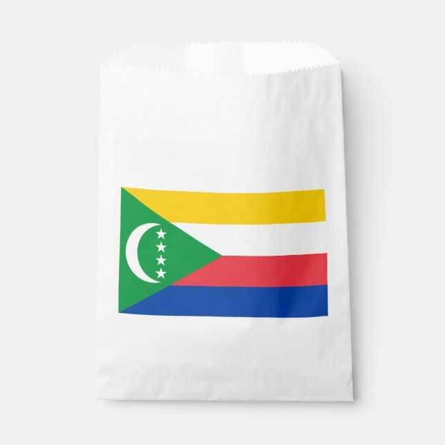 Comoros Flag Favour Bag (Front)