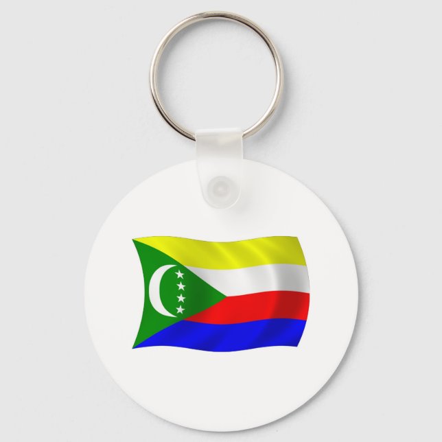 Comoros Flag Keychain (Front)