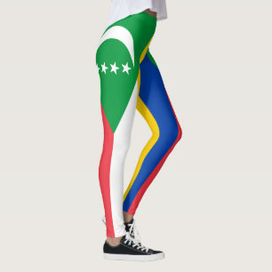 Comoros Flag Leggings
