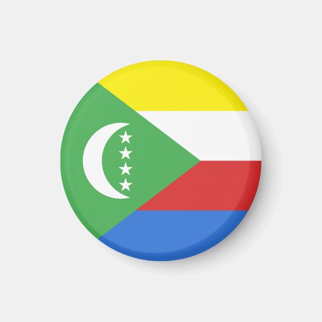 Comoros flag magnet (Front)