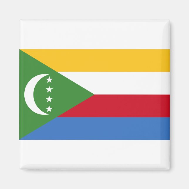 Comoros Flag Magnet (Front)