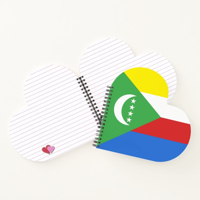 Comoros flag notebook (Inside)