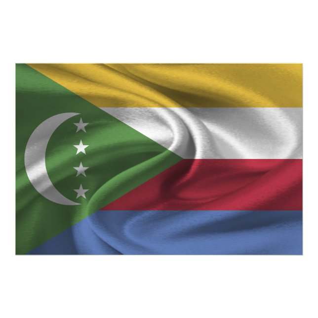 Comoros Flag Photo Print (Front)