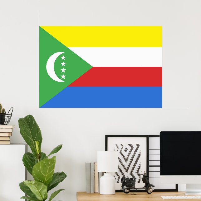 Comoros flag poster (Home Office)