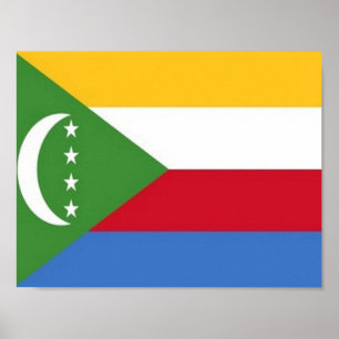 Comoros - Flag - Poster