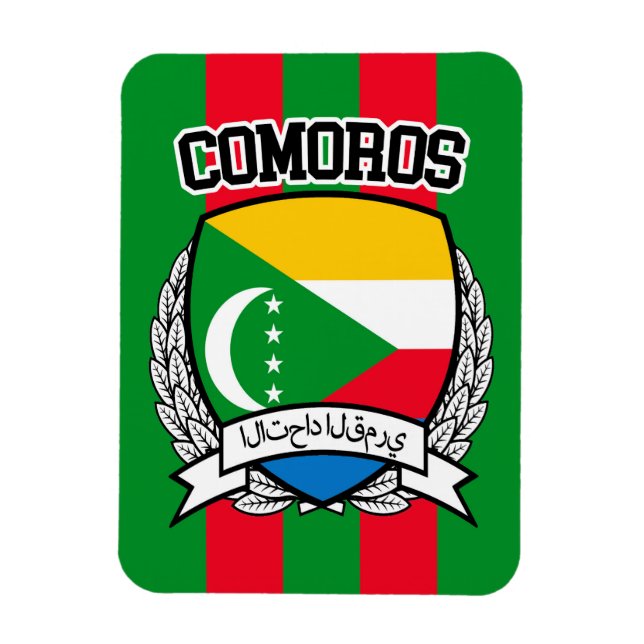 Comoros Magnet (Vertical)