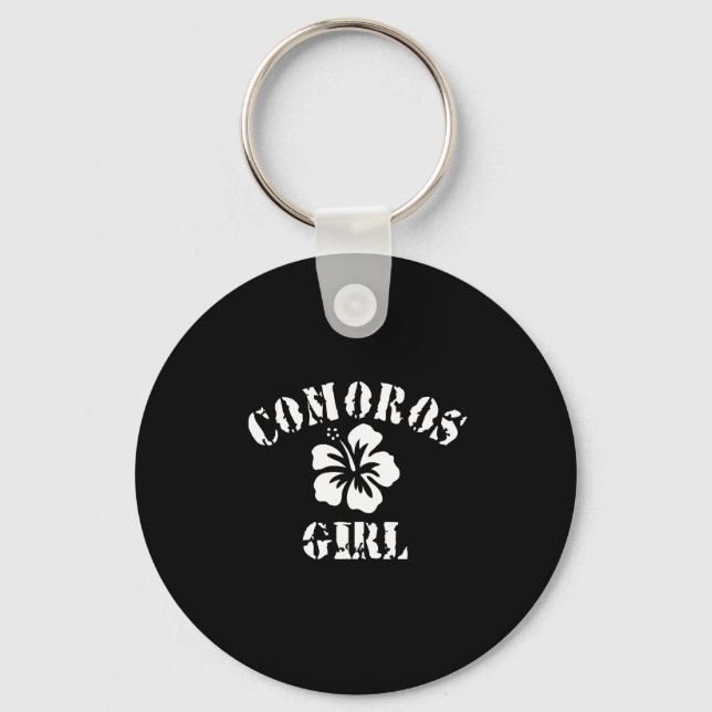 Comoros Tattoo Style Key Ring (Front)